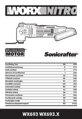 WORXNITRO Sonicrafter WX693.X Originalbetriebsanleitung
