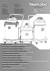 Numatic WVD 750T Bedienungsanleitung/Übersetzung Der Originalanleitung