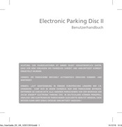 Jacob Jensen Electronic Parking Disc II Benutzerhandbuch