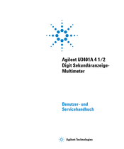 Agilent Technologies U3401A 4 1/2 Benutzer- Und Servicehandbuch