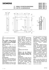 Siemens 2NC5 522 L Betriebs - Und Montageanweisung