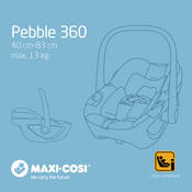 Maxi-Cosi Pebble 360 Bedienungsanleitung