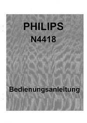 Philips N4418 Bedienungsanleitung