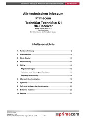 TechniSat TechniStar K1 Bedienungsanleitung