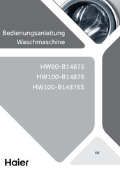 Haier HW80-B14876 Bedienungsanleitung
