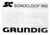 Grundig Sonoclock 465 Bedienungsanleitung