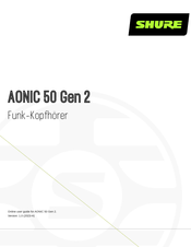 Shure AONIC 50 Gen 2 Bedienungsanleitung