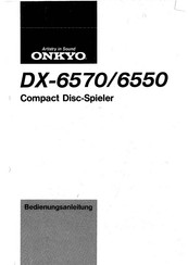 Onkyo DX-6570 Bedienungsanleitung
