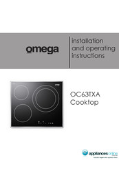 Omega OC63TXA Installation, Gebrauch, Wartung