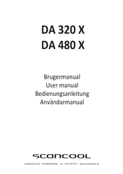 SCANCOOL DA 320 X Bedienungsanleitung