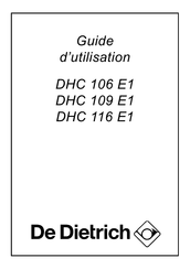 De Dietrich DHC 109 E1 Bedienungsanleitung