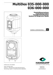 Hanskamp MultiDos 035-000-000 Installation Und Betriebsanleitung