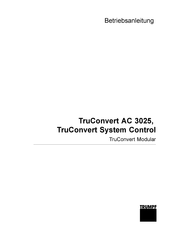 Trumpf TruConvert AC 3025 Betriebsanleitung