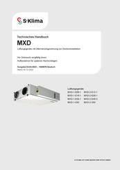 S-Klima MXD-1-E09-1 Technisches Handbuch