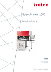 Trotec SpeedMarker 1300 Betriebsanleitung