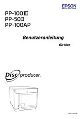 Epson PP-100AP disc producer Benutzeranleitung