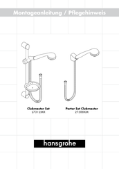 HANSGROHE Clubmaster Set 27312 Serie Montageanleitung