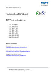 MDT Technologies JAL-B1UP.02 Technisches Handbuch