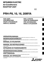 Mitsubishi Electric PRH-P16MYA Bedienungshandbuch