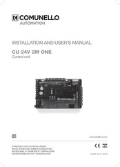 Comunello CU 24V 1M ONE Installations- Und Gebrauchsanleitung