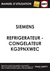 Siemens KG39NXWEC Gebrauchsanleitung