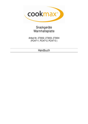 CookMax 273004 Betriebs- Und Wartungsanleitung