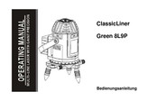 LaserLiner ClassicLiner Green 8L9P Bedienungsanleitung