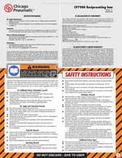 Chicago Pneumatic CP7900 Betriebsanleitung