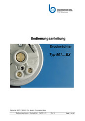 Beck 901 EX Serie Bedienungsanleitung