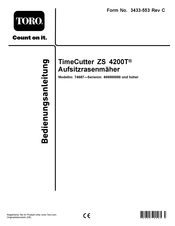 Toro 74687 Bedienungsanleitung