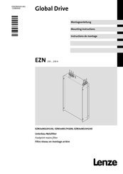 Lenze EZN3 0022H150 Serie Montageanleitung