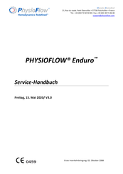 PhysioFlow Enduro Servicehandbuch