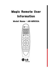 LG AN-MR650A Bedienungsanleitung