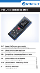 Storch ProDist compact plus Übersetzung Der Original-Bedienungsanleitungen