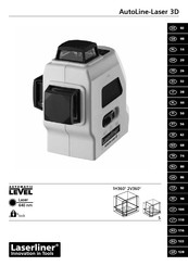 Laserliner AutoLine-Laser 3D Bedienungsanleitung