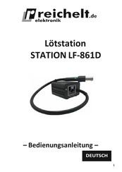 reichelt elektronik STATION LF-861D Bedienungsanleitung