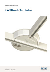 Arjo KWIKtrack Turntable Bedienungsanleitung