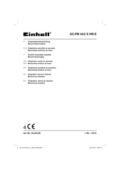 EINHELL GC-PM 46/2 S HW-E Originalbetriebsanleitung