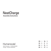 humanscale NeatCharge Installationsanleitung