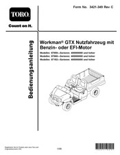 Toro Workman 07152 Bedienungsanleitung