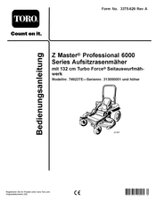Toro 313000001 Bedienungsanleitung