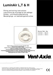 Vent-Axia LuminAir H Einbau- Und Anschlussanleitung
