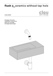 Clou Flush 3 CL/03.03031 Montageanweisungen
