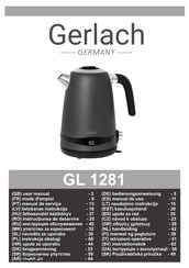 Gerlach GERMANY GL 1281 Bedienungsanweisung