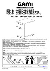 Gami JAZZ PLUS K26 Bedienungsanleitung