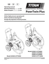 Titan POWRTWIN PLUS PT8900 Betriebsanleitung