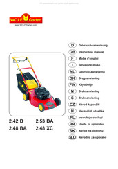 Wolf Garten 2.48 B Gebrauchsanweisung