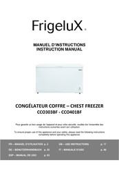 Frigelux CCO303BF Bedienungsanleitung