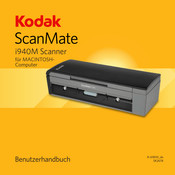 Kodak ScanMate i940M Benutzerhandbuch