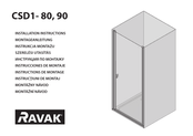 RAVAK CSD1-80 Montageanleitung